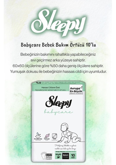 5 Al 4 Öde Sleepy Babycare Bebek Bakım Örtüsü 10'lu Ve Rosie Pamuk Hediye Diğer