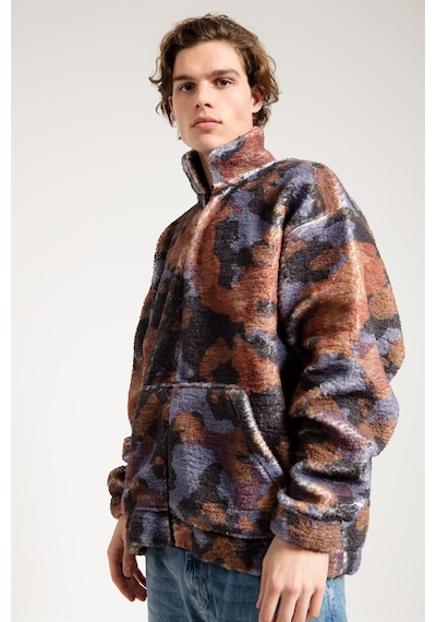 Jahr Marc Kamuflaj Baskılı Oversize Peluş Erkek Ceket(529006422)