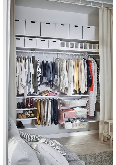 Ikea Stajlıg Metal Elbise Askısı 5'li 41 Cm Krem
