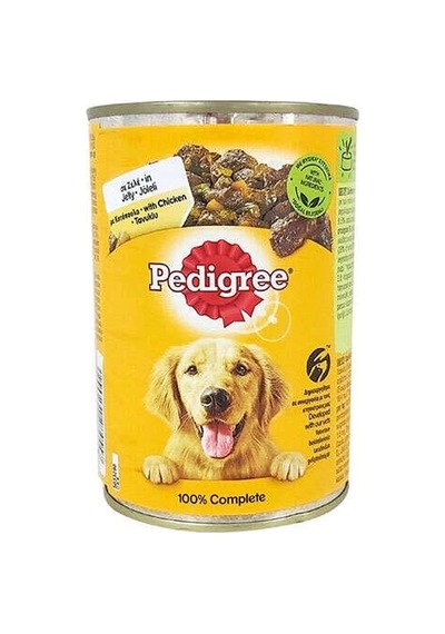 Pedigree Tavuk Etli Jöleli Yetişkin Köpek Konserve Mama 400 G