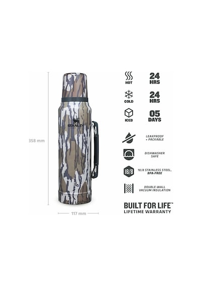 Stanley Klasik Vakumlu Paslanmaz Çelik Termos 1 Lt  Mossy Oak