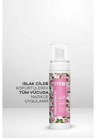 Tto -X Nemlendiricili Duş Köpüğü Gül Bahcesi 200Ml