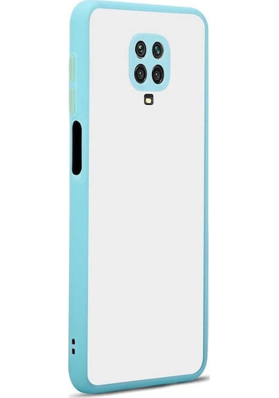 Xiaomi Redmi Note 9S Kılıf Zore Hux Düğme Ve Kapak Zıt Renk Kılıf