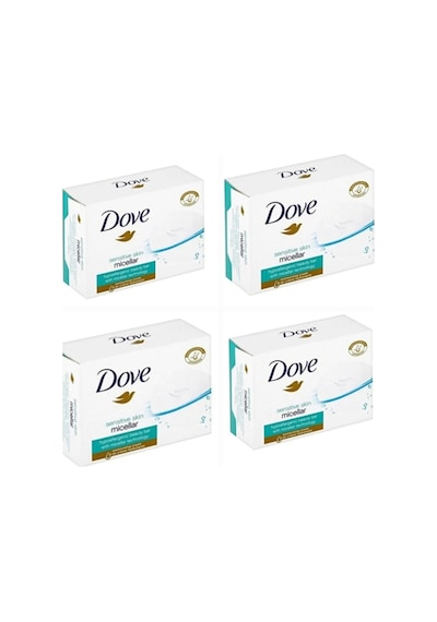 4 Adet Dove Micellar Cream Bar Sabun 90gr Diğer