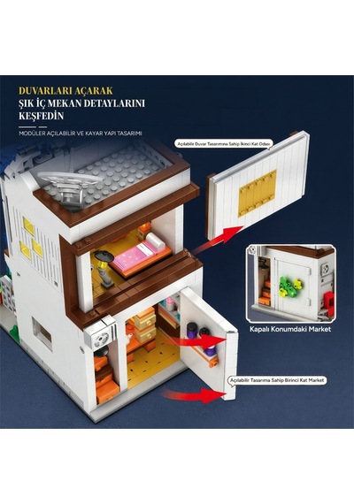 Reobrix Grocery Store 66504 Brick Yapım Seti