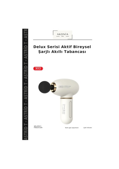 Delux Serisi Aktif Bireysel Şarjlı Akıllı Tabancası Çok Renkli