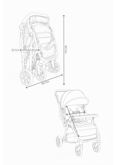 Baby Home 935 Q10 Çift Yönlü Bebek Arabası