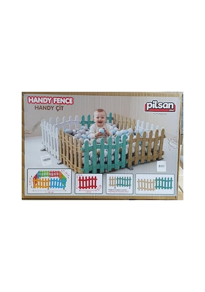 Handy 8'li Bebek Oyun Parkı Çiti Pastel Renkler Çocuk Aktivite Alanı