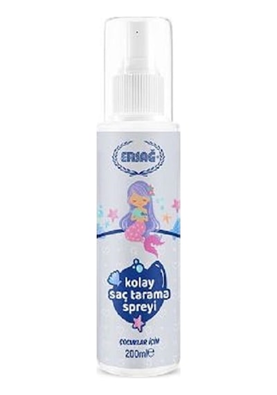Ersağ Çocuklar İçin Kolay Saç Tarama Spreyi 200 ML