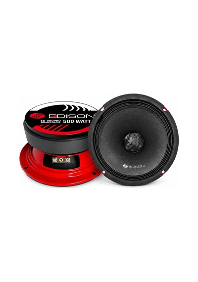 Tr Edison Ed-v80pro 8 20 Cm Karbon Göbek Midrange Hoparlör 250w Rms 100db 1.5 Voice Coil 4 Ohm
