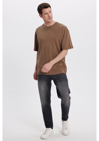 Tudors Unisex Oversize Geniş Kesim %100 Pamuk Yumuşak Dokulu Basic Bisiklet Yaka Kahverengi Tişört-35181 Kahverengi Tudors Unisex Oversize Geniş Kesim %100 Pamuk Yumuşak Dokulu Basic Bisiklet Yaka Kahverengi Tişört-35181 Kahverengi