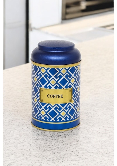 Ef115-94 Turkish Blue Coffee Desenli Baharatlık 1,1 Lt Çok Renkli