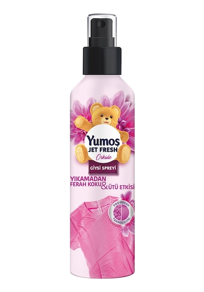 Yumoş Jet Fresh Orkide Giysi Spreyi 200 Ml 5 Adet