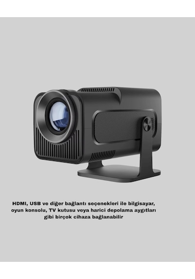 Akıllı Projeksiyon Cihazı Hdmı Usb Bağlantılı Taşınabilir Enerji Tasarruflu