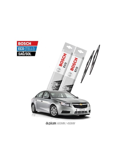 Chevrolet Cruze Silecek Takımı 2009-2013 Bosch Eco