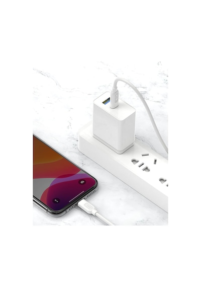 Z16 Pd 1 Metre Mfı Lisanslı Type-c To Lightning Hızlı Şarj Ve Data Kablosu Beyaz