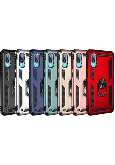 Zore Galaxy Uyumlu A02 Kılıf Vega Kapak - Mavi Mavi