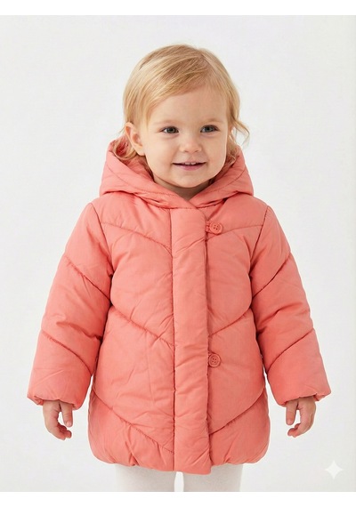 Xo Kids Kız Çocuk Mont 6-18 Ay 22534 Pembe