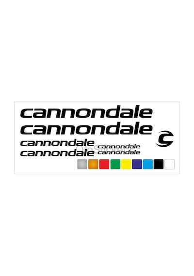 Cannondale Bisiklet Kadro Sticker Set Premium Kalite-14