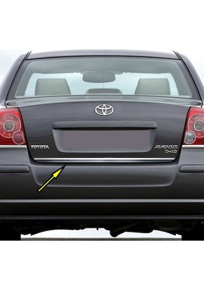Toyota Avensis Formlu Krom Bagaj Alt Çıtası 2003-2009 N11.2042