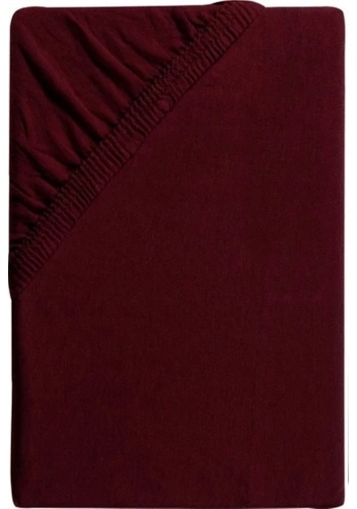 Şanlı Battal Boy Penye Lastikli Çarşaf 180 X 200 Bordo