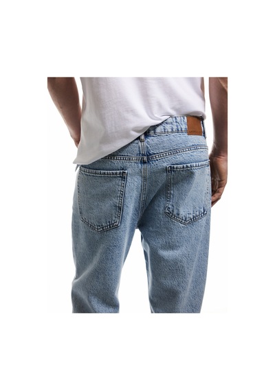 Koton Pamuklu Cepli Loose Fit Jean Pantolon - Steve Jean Açık İndigo 5sam40021nd Açık İndigo