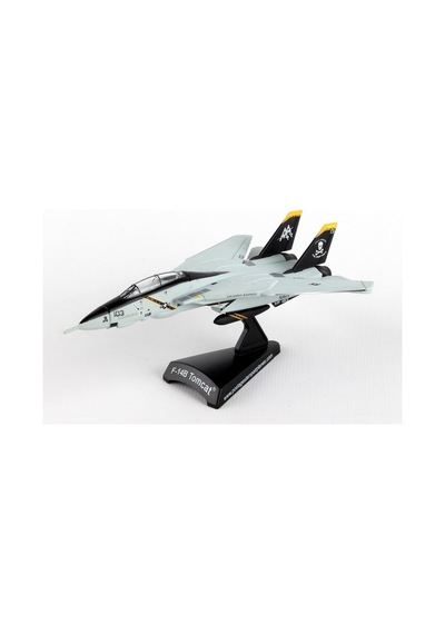 Daron Dünya Çapında Ticaret Posta Damgası F-14 Tomcat Vf-103 Jolly Rogers 1/16o Ölçekli Uçak Modeli