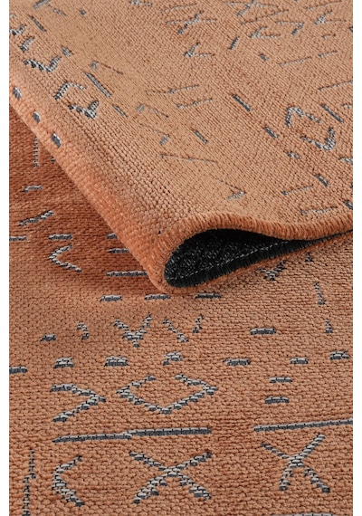 Modern Desenli Dekoratif Yıkanabilir Şönil Dokuma Saçaklı Kaymaz Taban Salon Mutfak Halı Kilim Kahverengi Modern Desenli Dekoratif Yıkanabilir Şönil Dokuma Saçaklı Kaymaz Taban Salon Mutfak Halı Kilim Kahverengi
