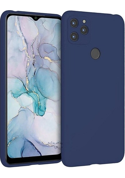 General Mobile GM 21 Uyumlu Silikon Kılıf - Esnek Tam Koruma Pastel Renk Kapak - Lacivert