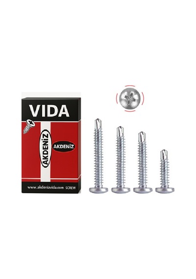 Akdeniz Matkap Uçlu Vida Ysb 3.9x19 Mm 1500 Lü Paket 10