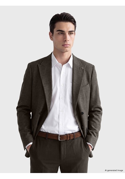 Lcw Busıness Kahverengi Regular Fit Erkek Blazer Ceket