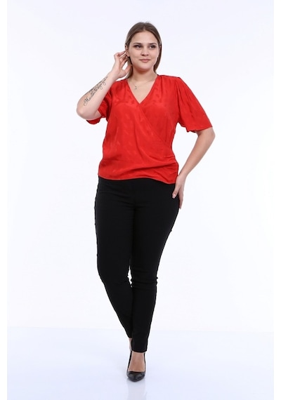 Myline Vatkalı Pile Detay Anvelop Bluz (503093307)