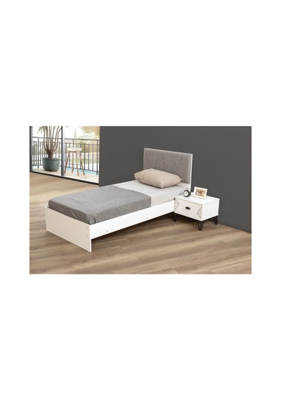 Safir Genç Odası - 3 Kapılı Dolap, Karyola, Komodin, Şifonyer