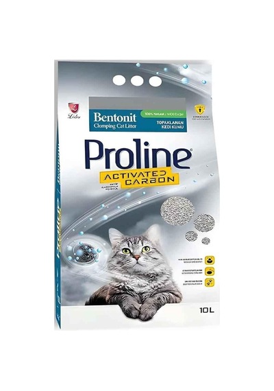 Proline Aktif Karbonlu Kedi Kumu 10 Lt 2 Adet