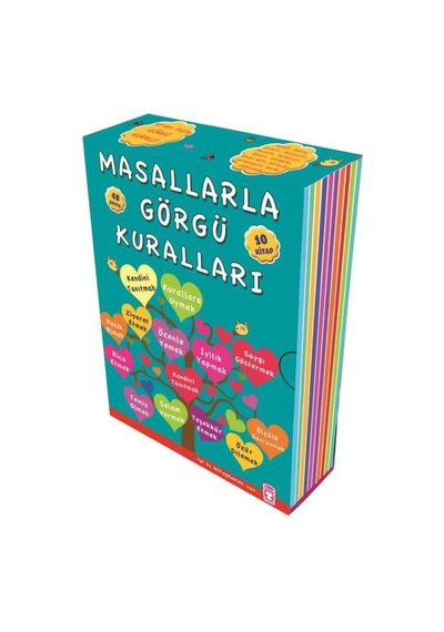 Masallarla Görgü Kuralları - Münire Şafak - 10 Kitap Set