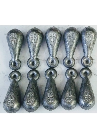 Olta Kurşunu 10 Gram Damla 10 Adet