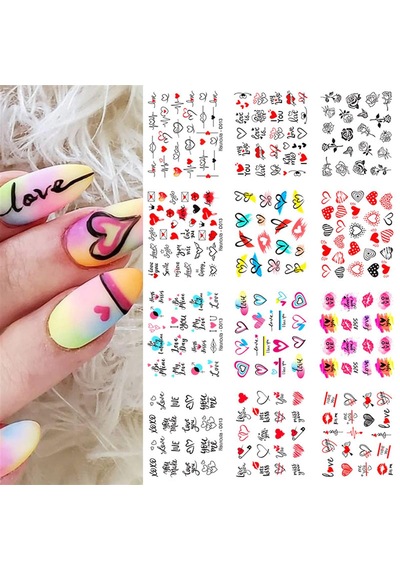 Su Transferli Nail Art Sticker D013 53012-1
