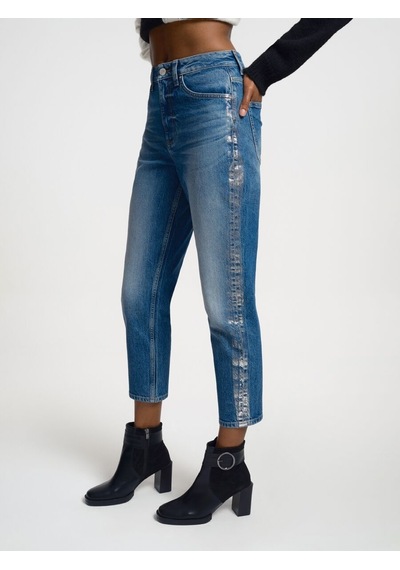 LOFT Mom Regular Fit Kadın Pantolon Lf2034237 Q1.v1 Denim