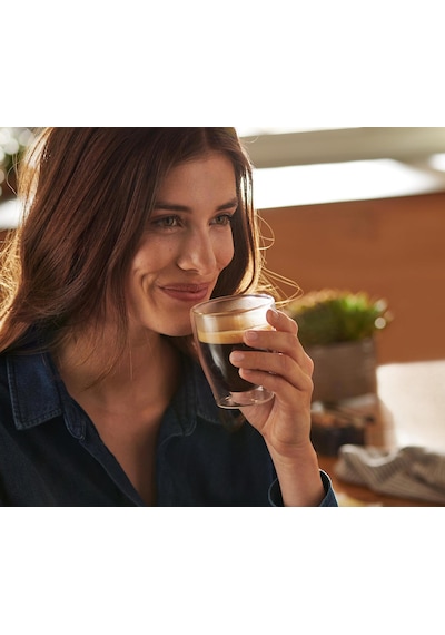 Tchibo Çift Cidarlı Cafe Crema Bardağı, 2'li Saydam