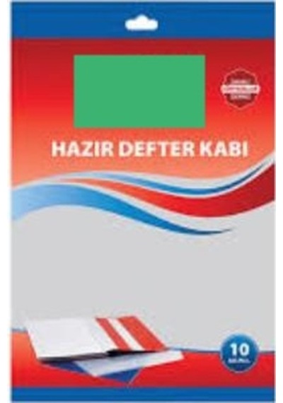 Hazır Defter Kabı 10Lu Yeşil A4
