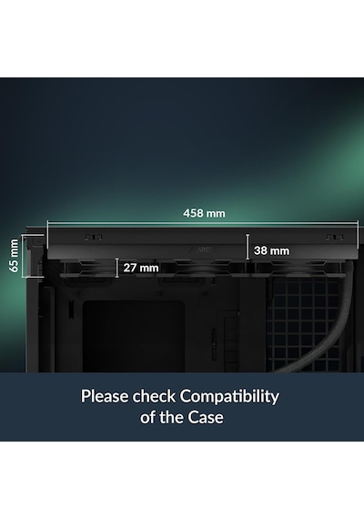 Liquid Freezer Iıı Pro 420 - Aıo Cpu Soğutucu, 3 X 140 Mm Su Soğutma, 38 Mm Radyatör, Pwm Pompa, Vrm Fan, Amd Am5/am4, Intel Lga1851/1770 Kontak Çerçevesi - Siyah