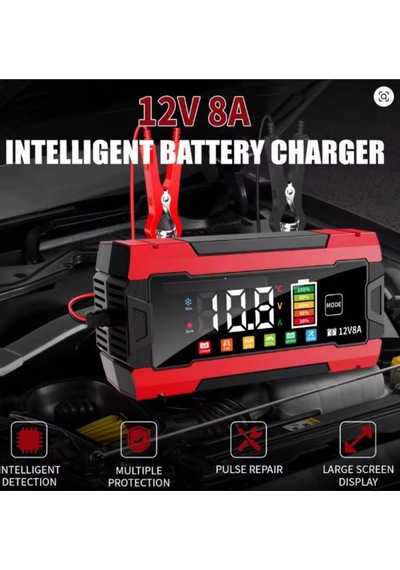 Auhma Aoc11 12v 8a Dijital Ekranlı Akü Şarj Ve Onarım Cihazı