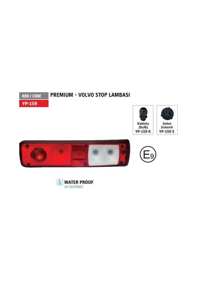 Renault Premıum Volvo Stop Lambası Unvr460 Unvr461 611260 611261