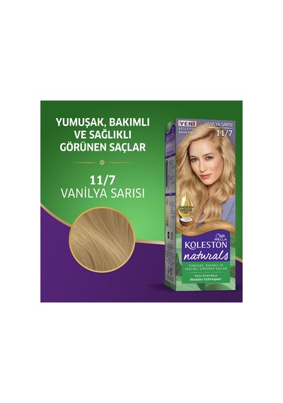 Naturals Maxi Saç Boyası & No: 11/7 Vanilya Sarısı
