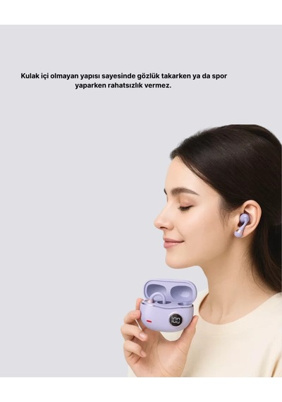 Home Kulak Arkası Klipsli Bluetooth Kulaklık Yxg10 Silikon Malzemeli Ergonomik Diğer