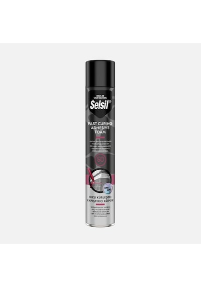 Selsil Hızlı Kürleşen Mantolama Köpük Tabancalı Sarı 850 Gr