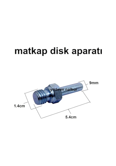 Matkap Disk Adaptörü Matkap Zımpara Aparatı Polisaj Aparatı