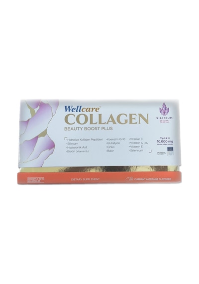 Wellcare Collagen Beauty Plus Frenk Üzümü Portakal Aromalı 30x40 Ml Tüp