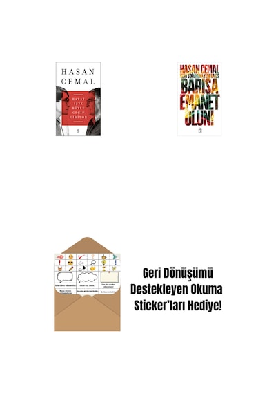 Hayat İşte Böyle Geçip Gidiyor + Barışa Emanet Olun + Okuma Sticker'ları