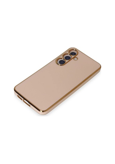 Samsung Galaxy Uyumlu S24 Plus Kılıf Volet Silikon - Pembe İtdark37164